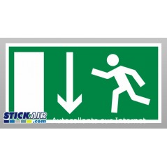 Evacuation en bas