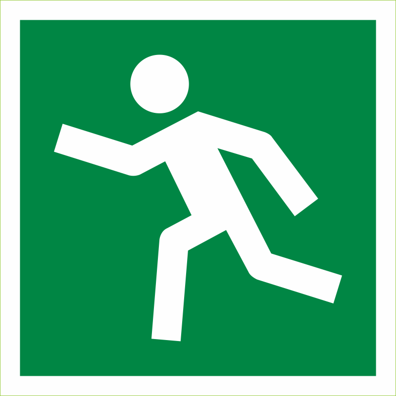 Evacuation à gauche