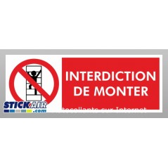 Interdiction de monter