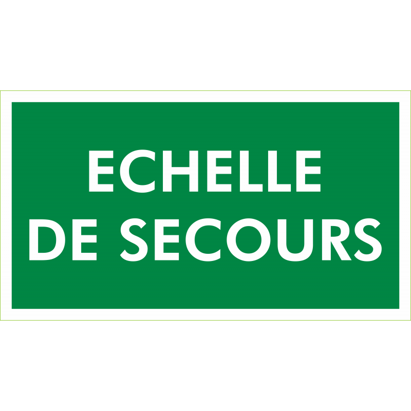 Echelle de secours
