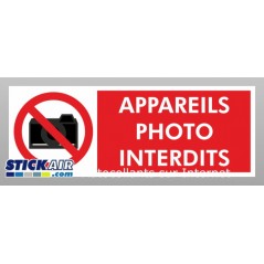 Appareils photo interdits