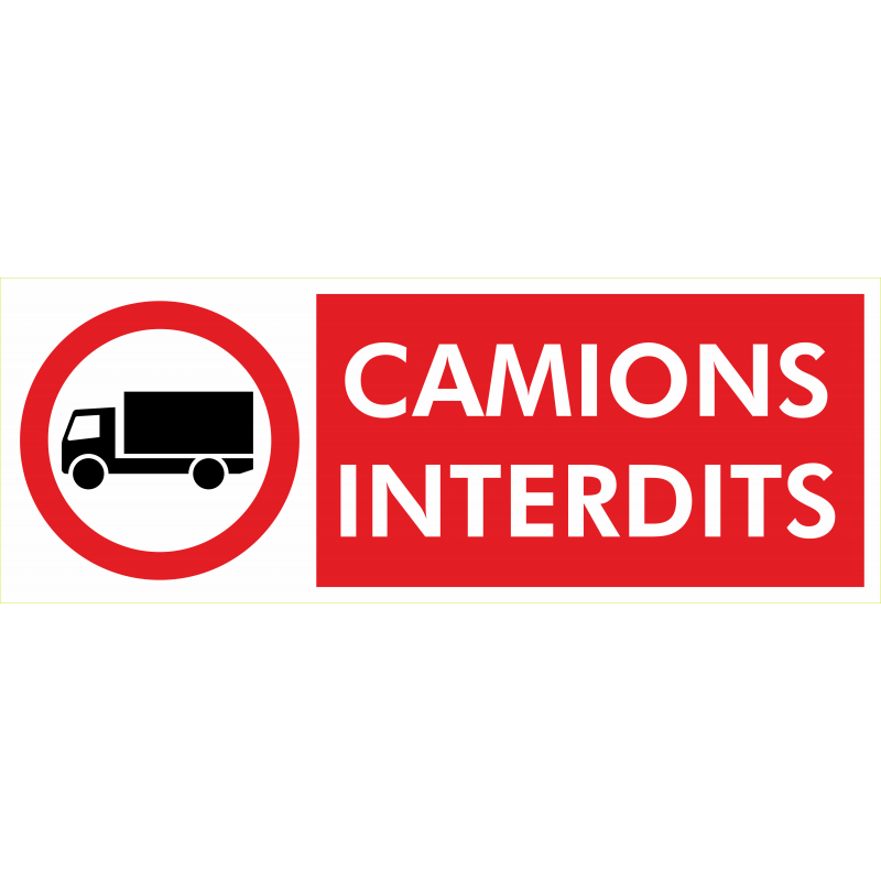 Camions interdits