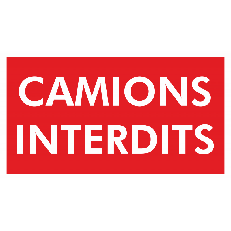 Camions interdits