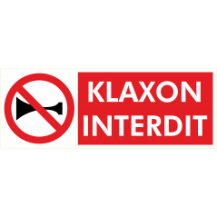 Klaxon interdit