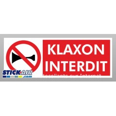 Klaxon interdit