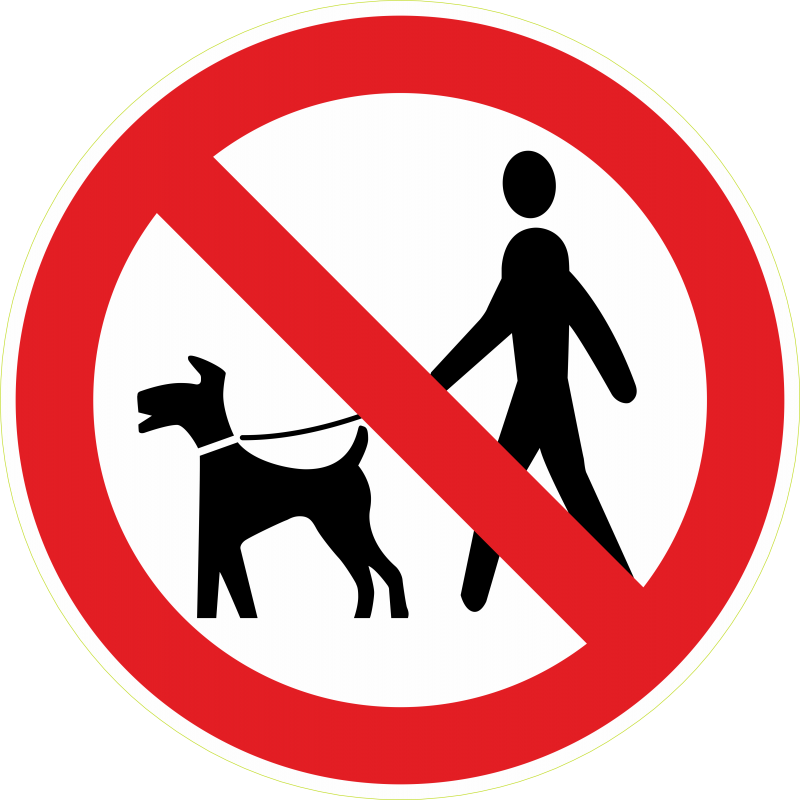 Chiens interdits