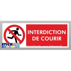 Interdiction de courir