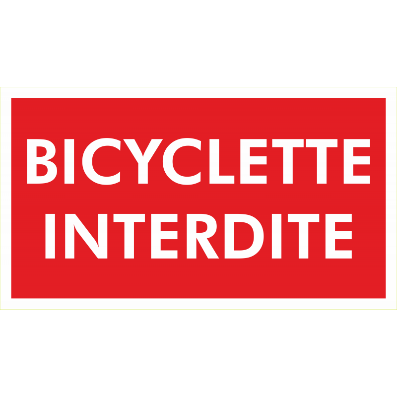 Bicyclette interdite