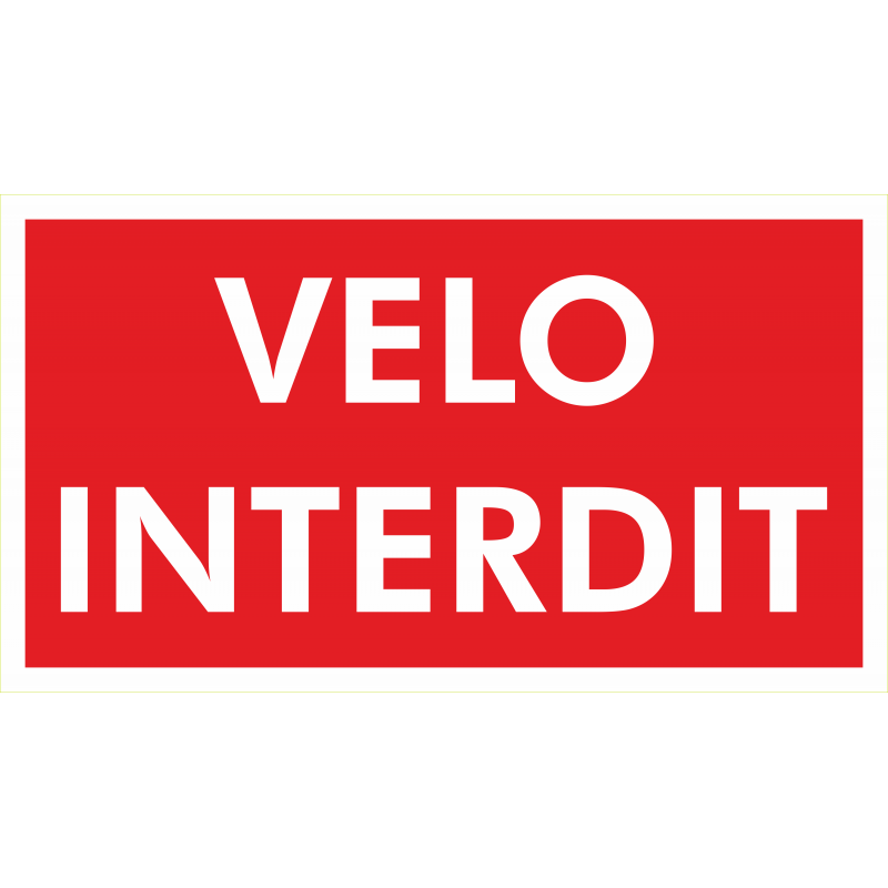 Velo interdit