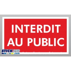 Interdit au public