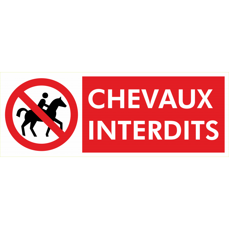 Chevaux interdits
