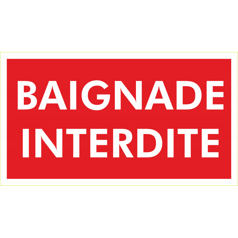 Baignade interdite