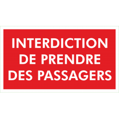 Passagers interdits