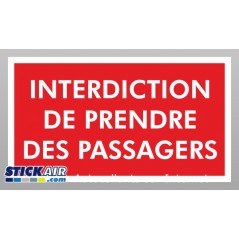 Passagers interdits