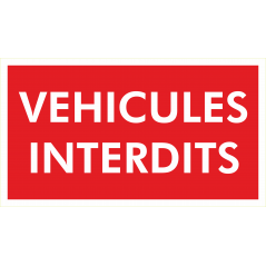Vehicules interdits