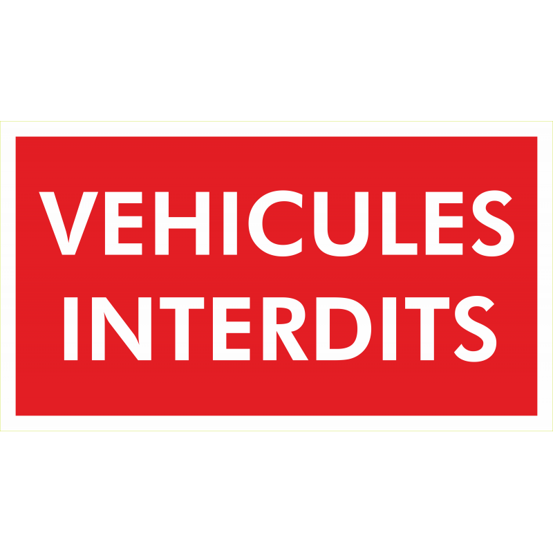 Vehicules interdits