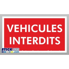 Vehicules interdits