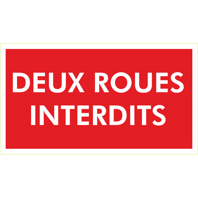 Deux roues interdits