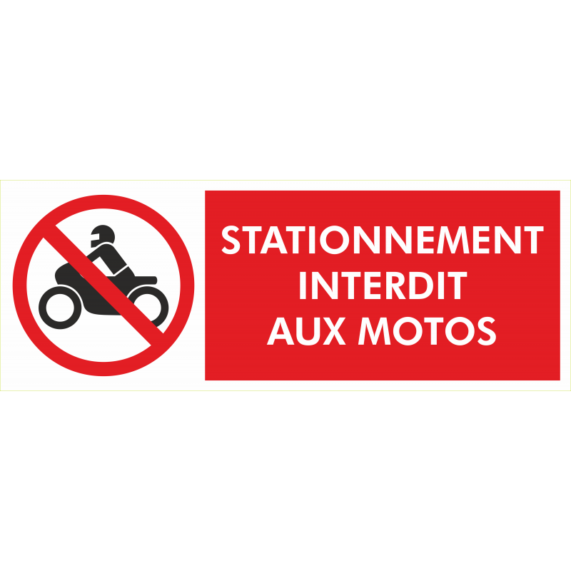 Stationnement interdit aux motos