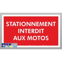 Stationnement interdit aux motos
