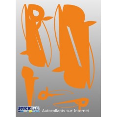 Planche fleurs digitales