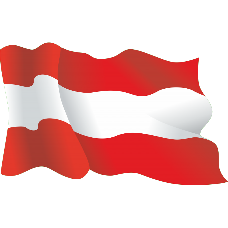 Drapeau Autriche Vague