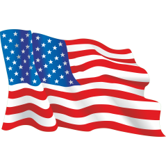 Drapeau U.S.A. Vague