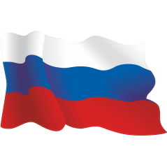 Drapeau Russie Vague