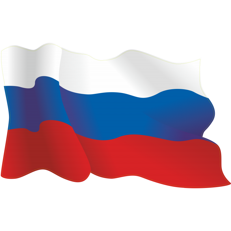 Drapeau Russie Vague