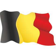 Drapeau Belgique Vague