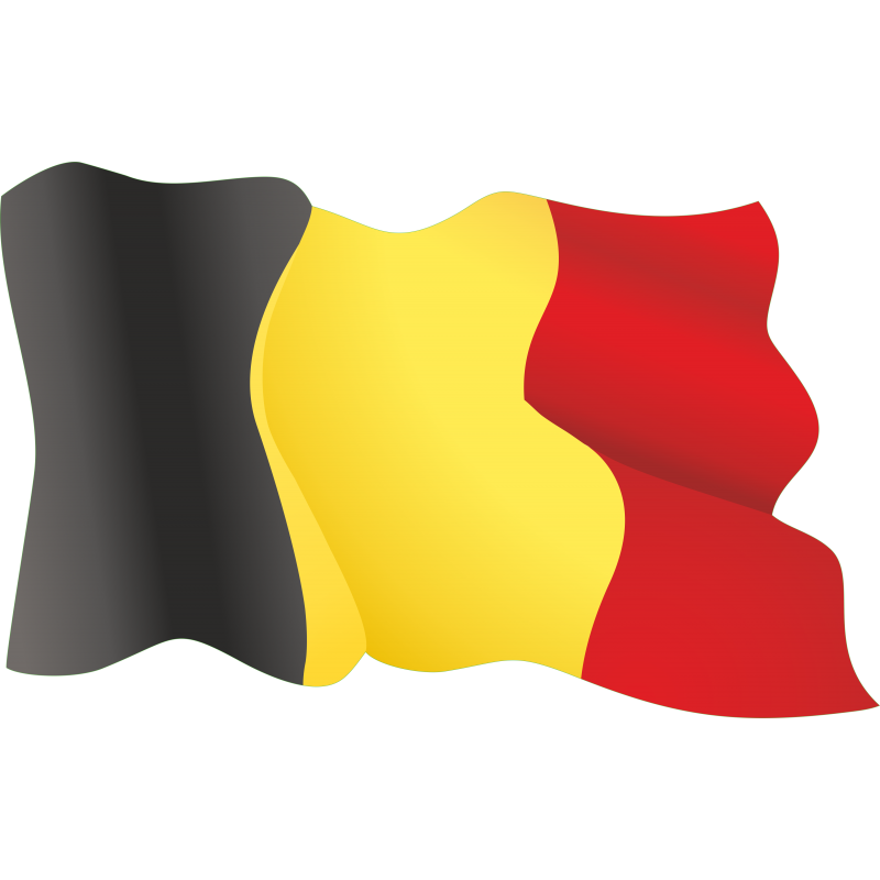 Drapeau Belgique Vague