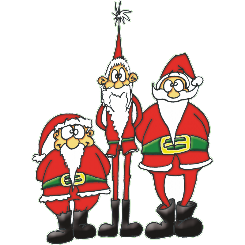 Trois  pere noel