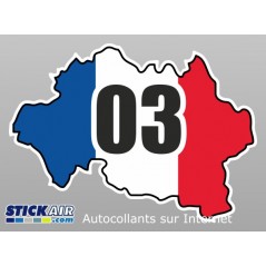 Carte Allier