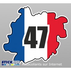 Carte Lot et Garonne