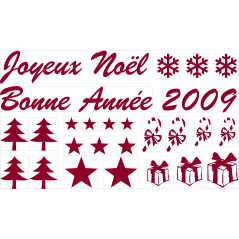 Kit  déco pour vitrines de Noël 7
