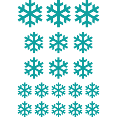 Planche flocons