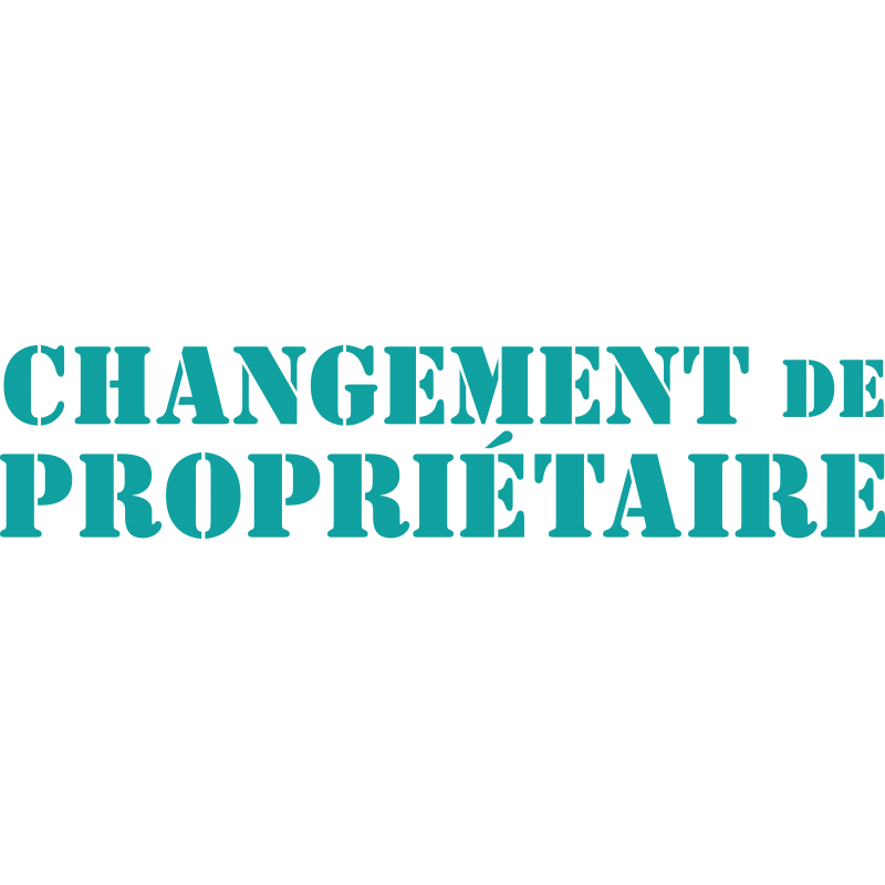 Changement de Proprietaire