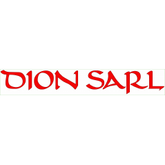 DION SARL sur rectangle blanc