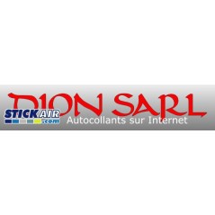 DION SARL sur rectangle blanc