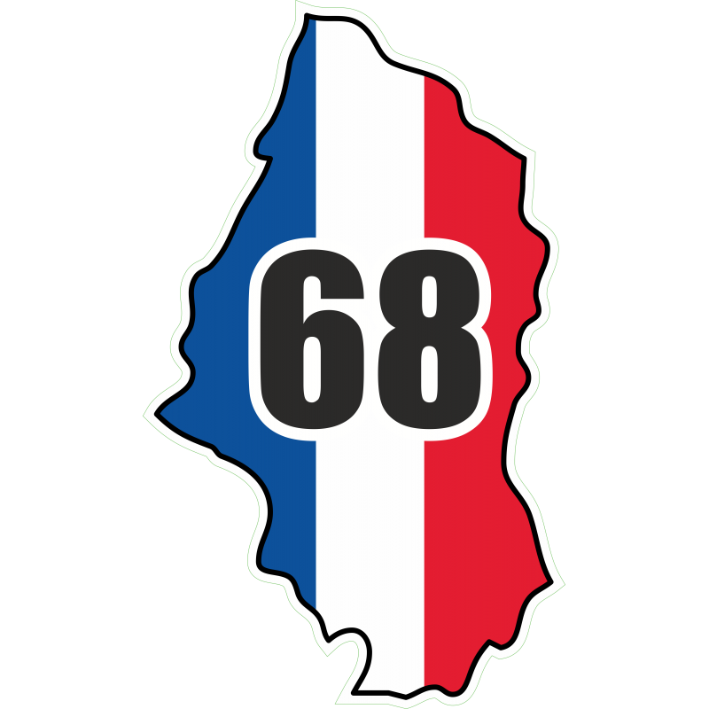 Carte Haut rhin