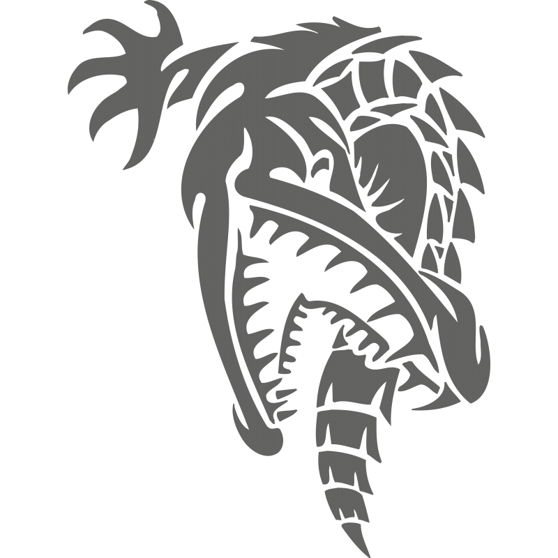 Tribal Crocodile