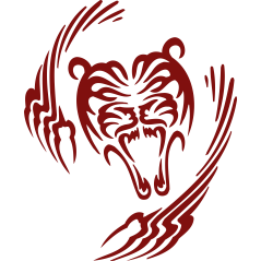Tigre griffes tribal