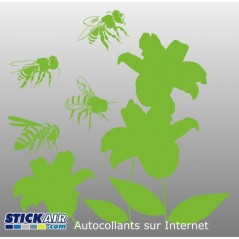 Abeilles butineuses
