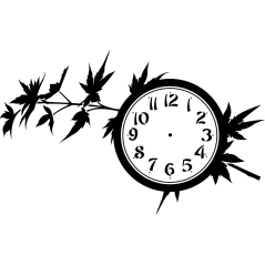 160 - Pendule feuille 1