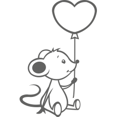 192 - Souris ballons