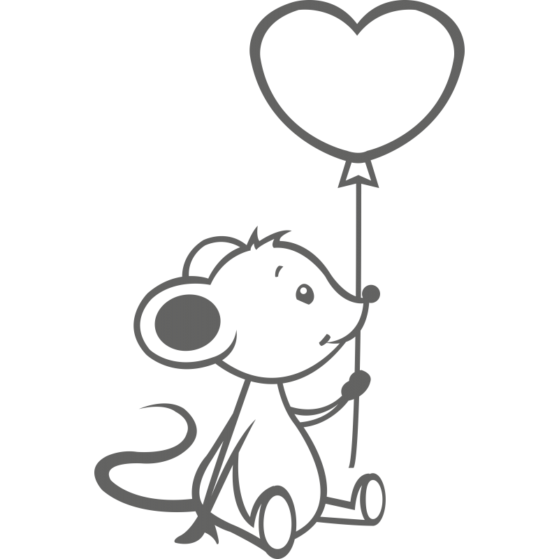 192 - Souris ballons