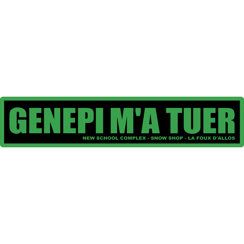 Genepi m a tuer