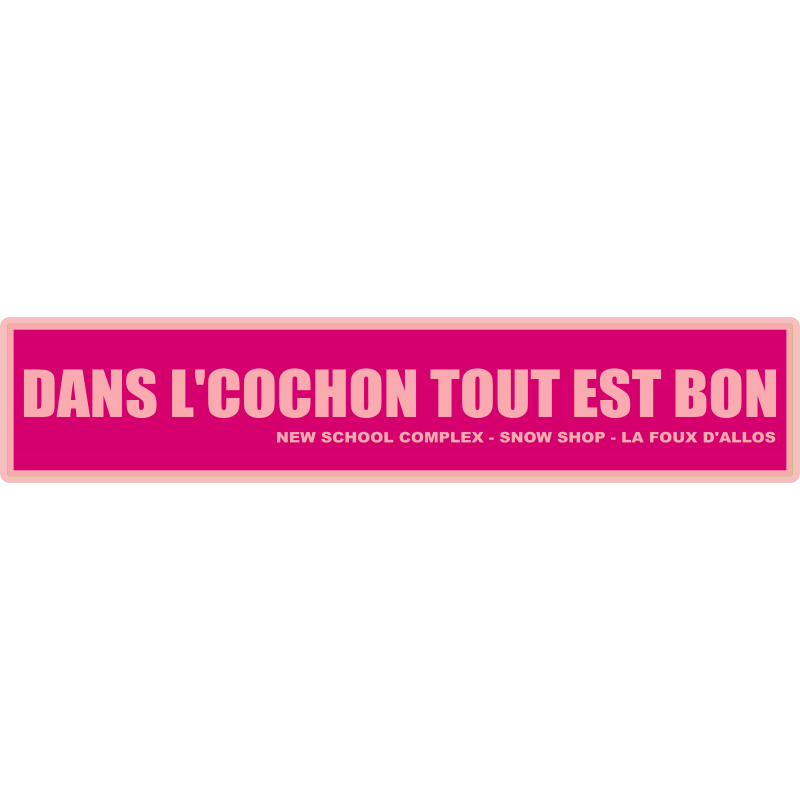 Dans l cochon tout est bon