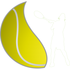 Demi balle de tennis