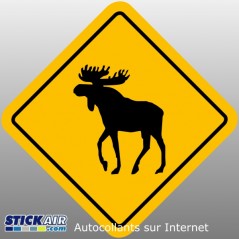 Caribou roadsign